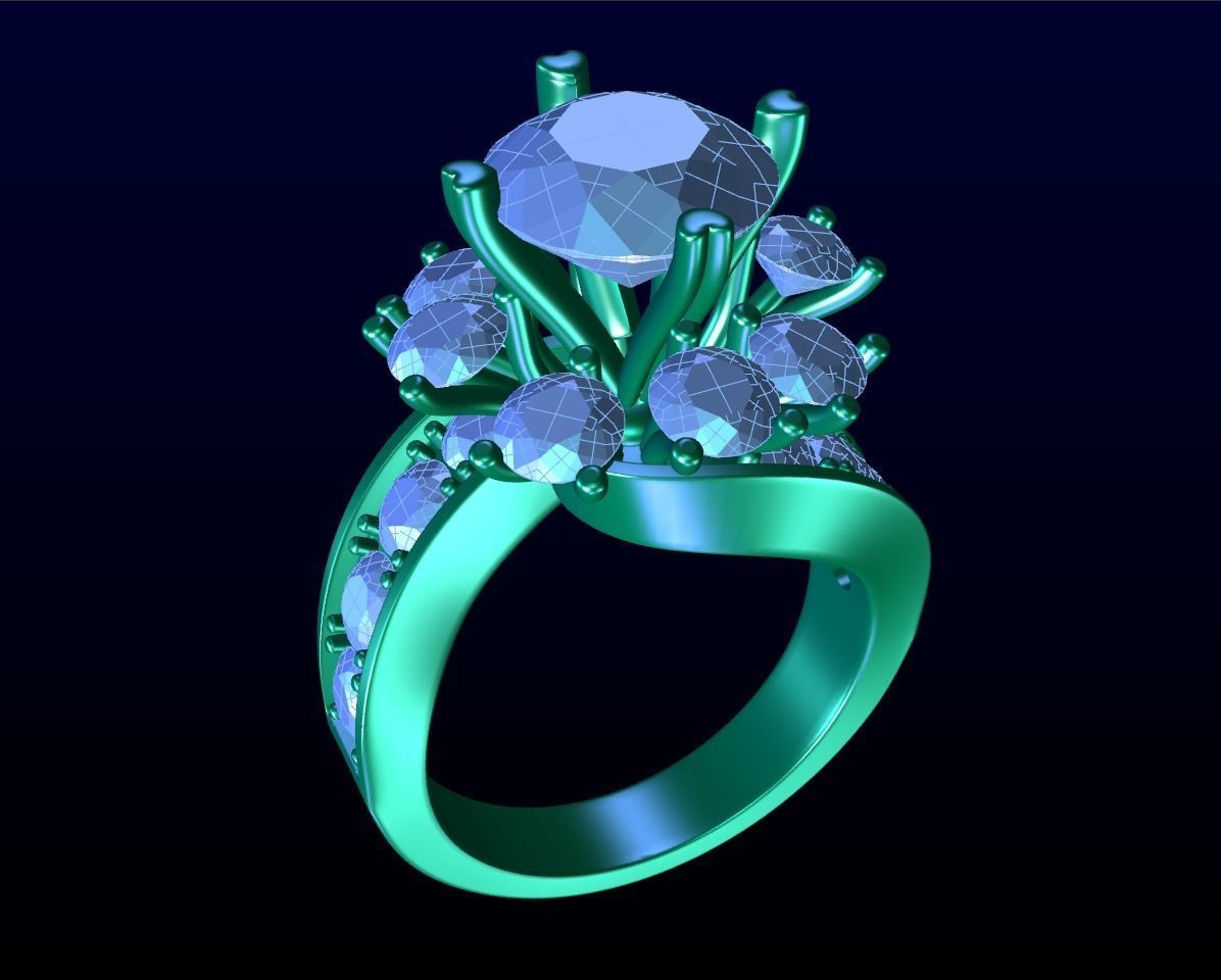 Free Halo Bypass Shank Ring Free 3D print model_4