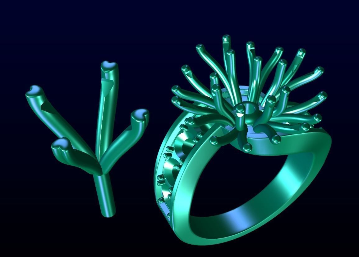 Free Halo Bypass Shank Ring Free 3D print model_3