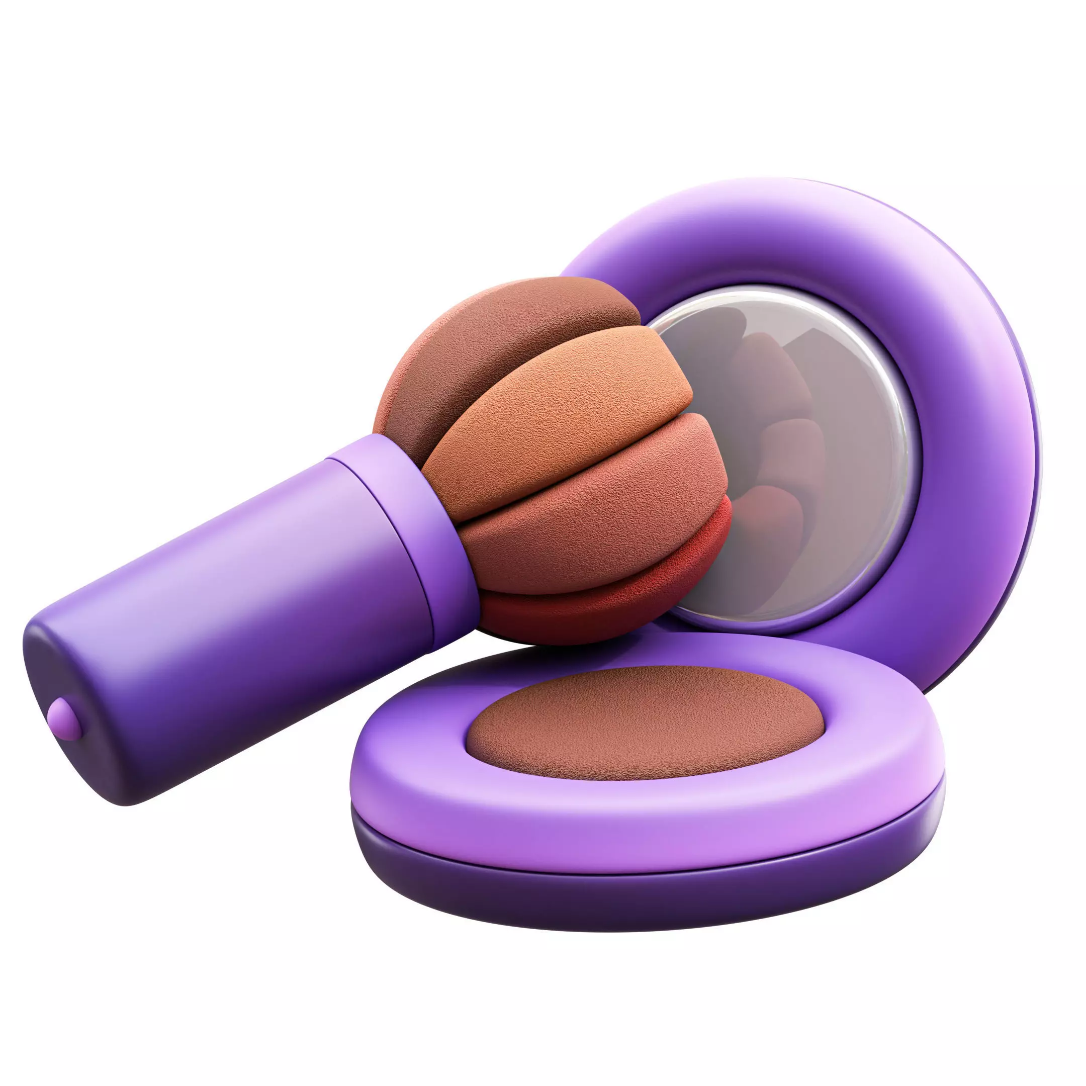 3D model Face Powder 3D Icon VR / AR / low-poly | CGTrader