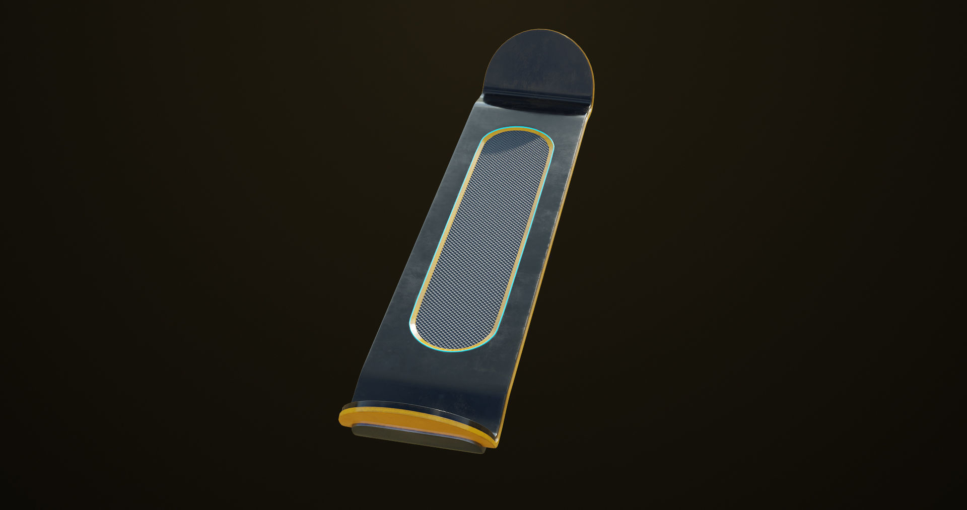 Sic-Fi Emissive Hoverboard 5 All PBR Unity UE Textures Included Low-poly 3D model_2