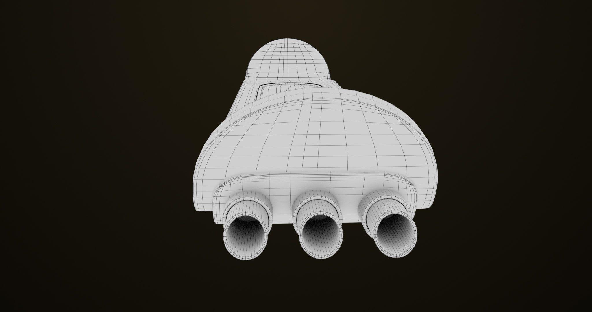 Sic-Fi Emissive Hoverboard 5 All PBR Unity UE Textures Included Low-poly 3D model_20