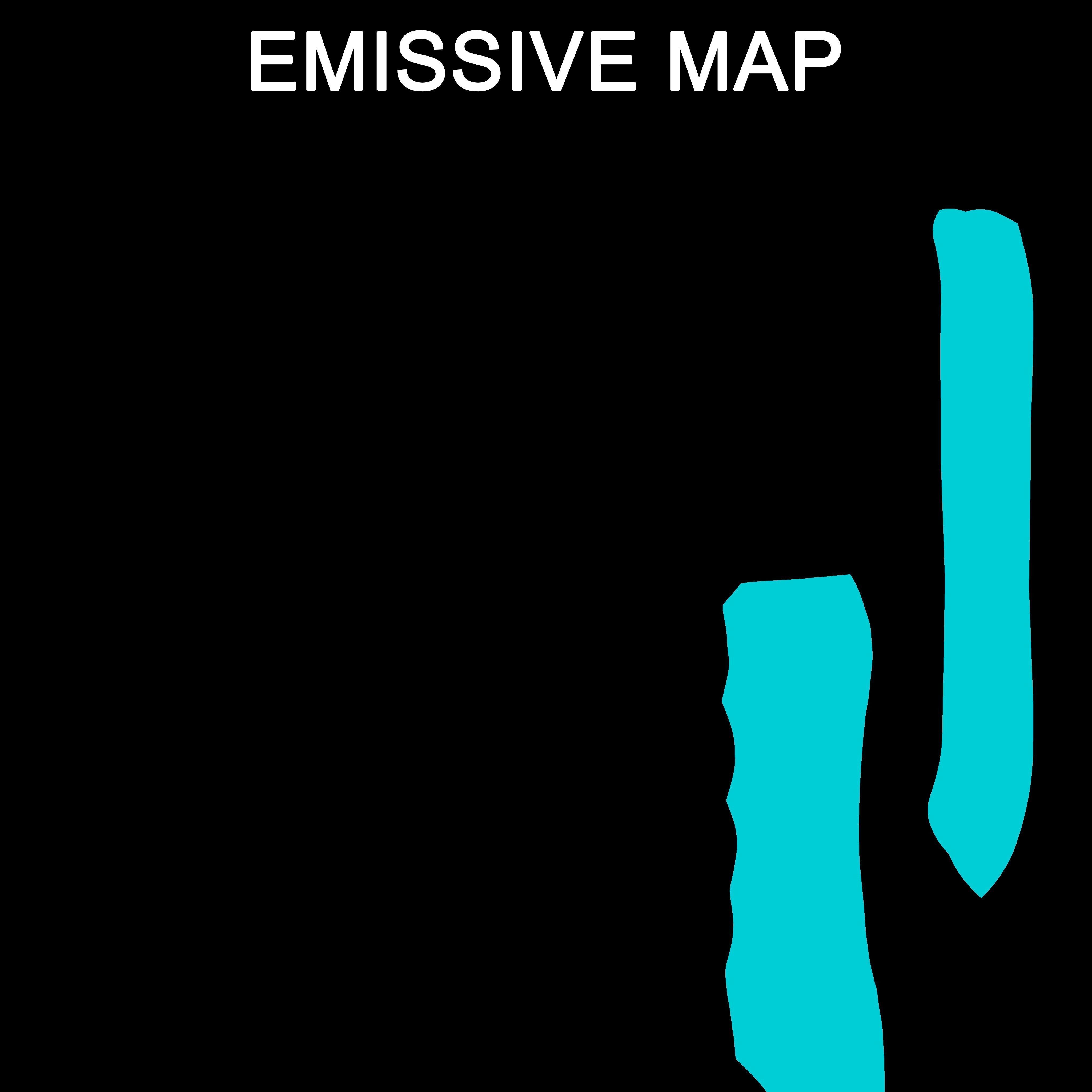 Sic-Fi Emissive Hoverboard 5 All PBR Unity UE Textures Included Low-poly 3D model_23