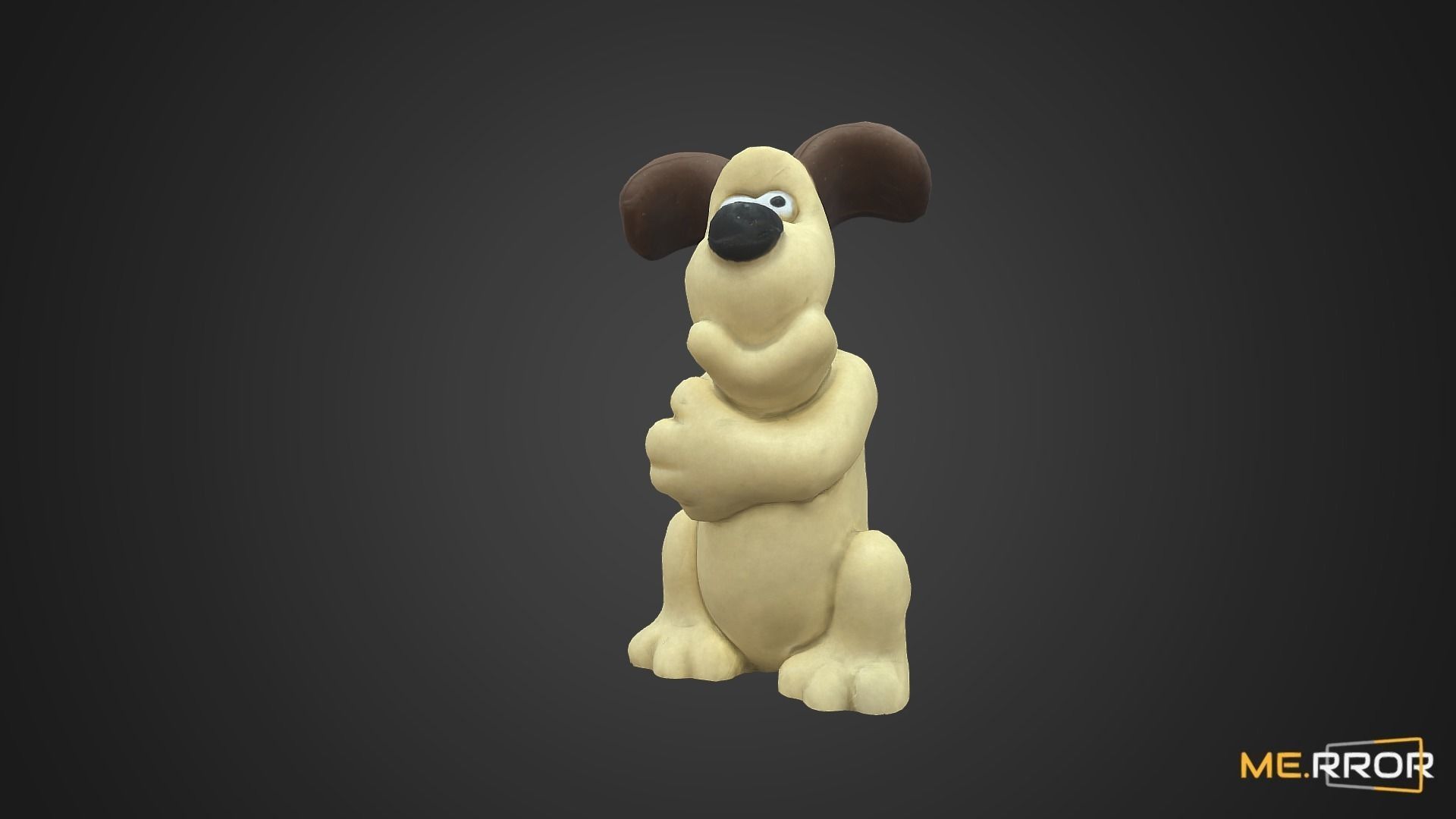 Game Ready Grommit Figure Low-poly 3D model_11