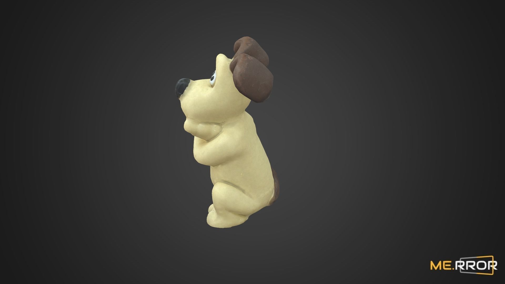 Game Ready Grommit Figure Low-poly 3D model_4