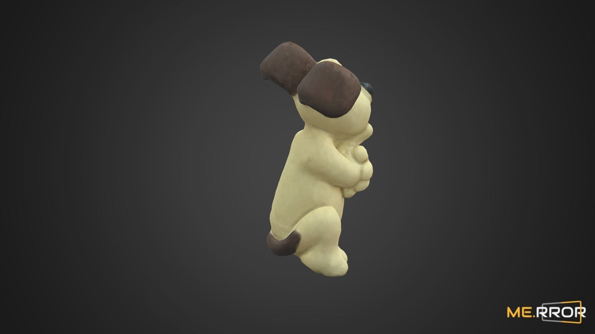 Game Ready Grommit Figure Low-poly 3D model_2