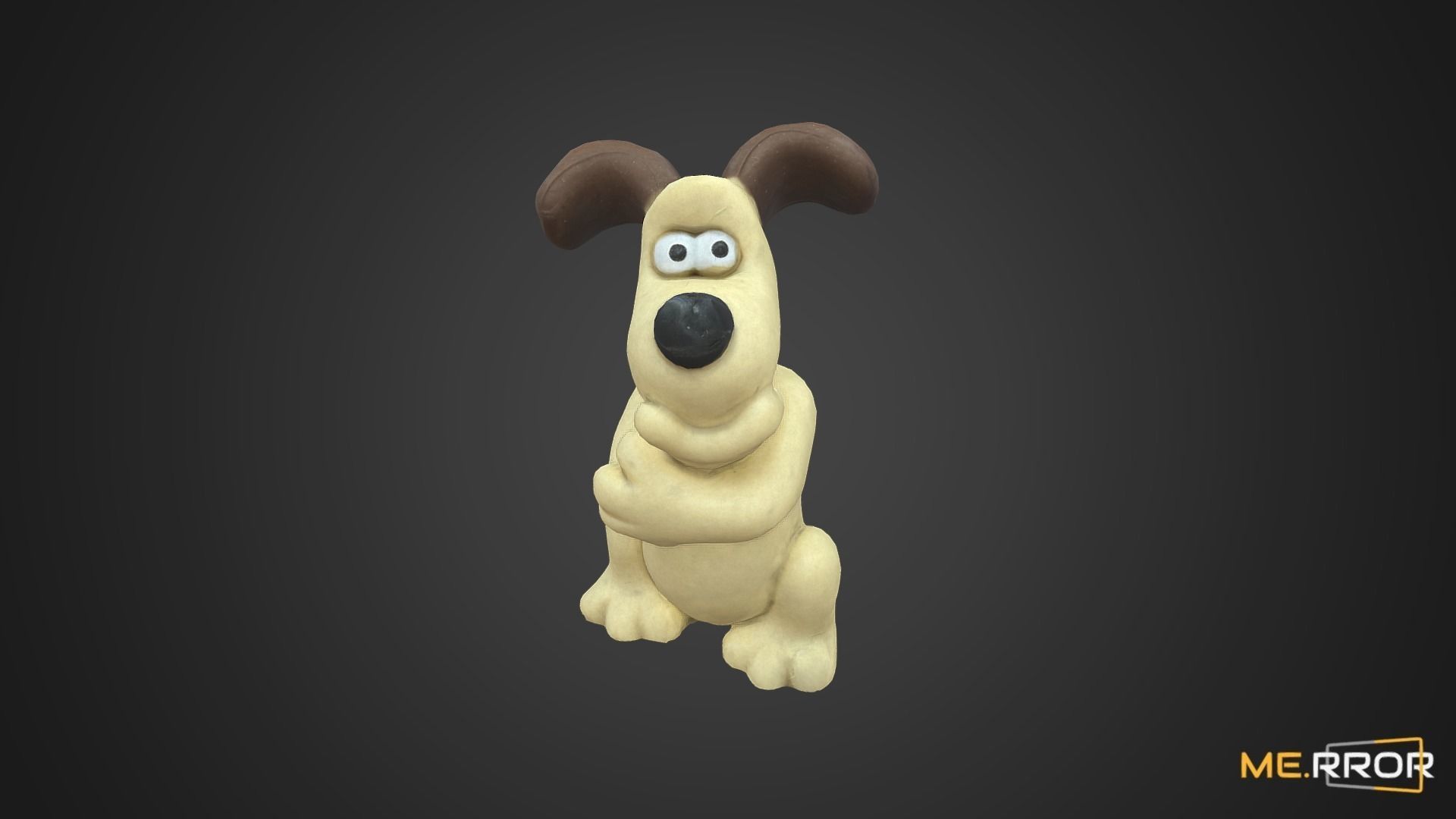 Game Ready Grommit Figure Low-poly 3D model_1