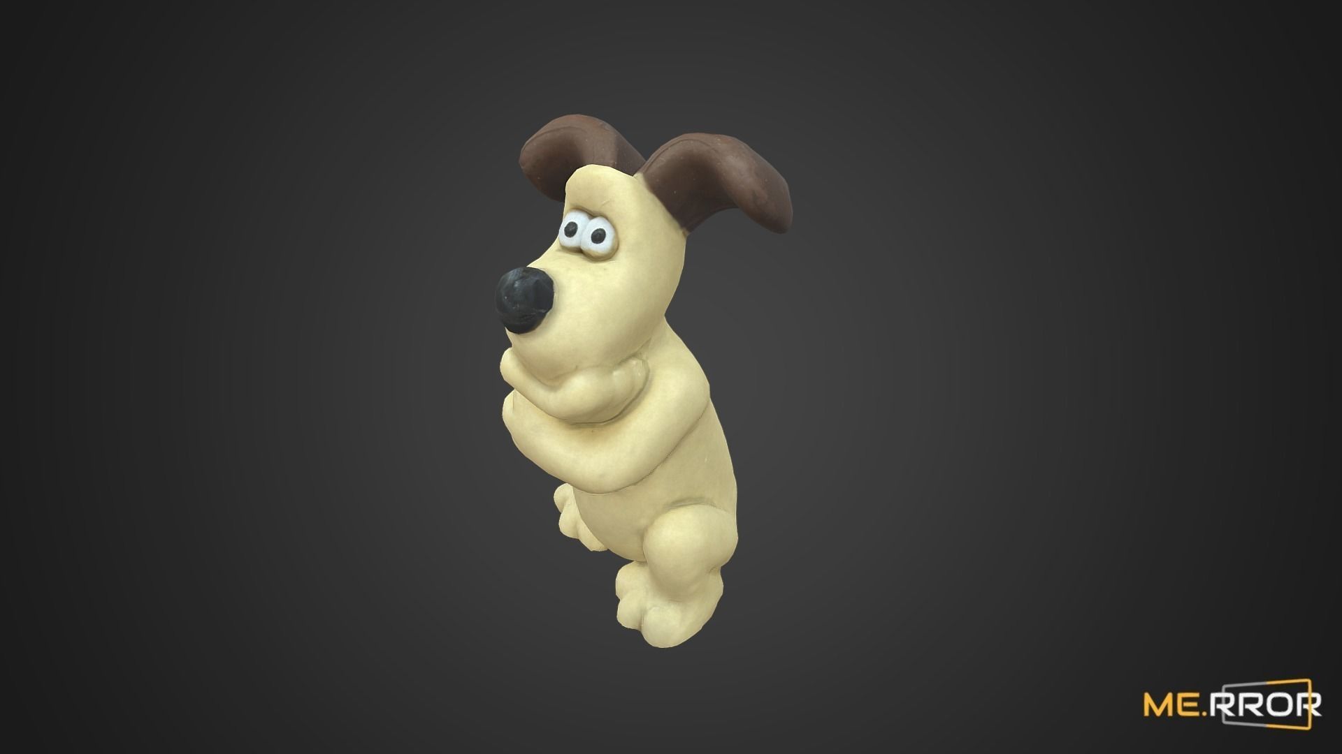 Game Ready Grommit Figure Low-poly 3D model_3