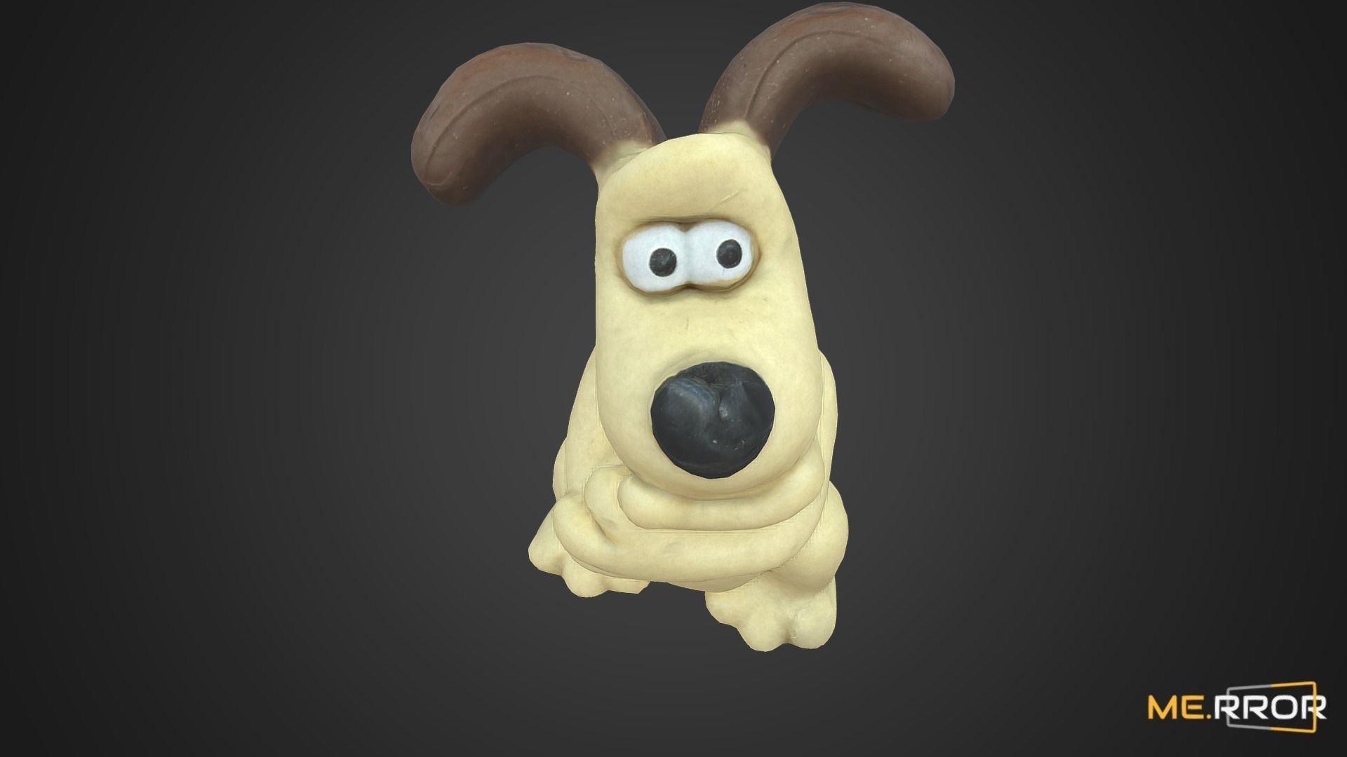 Game Ready Grommit Figure Low-poly 3D model_9