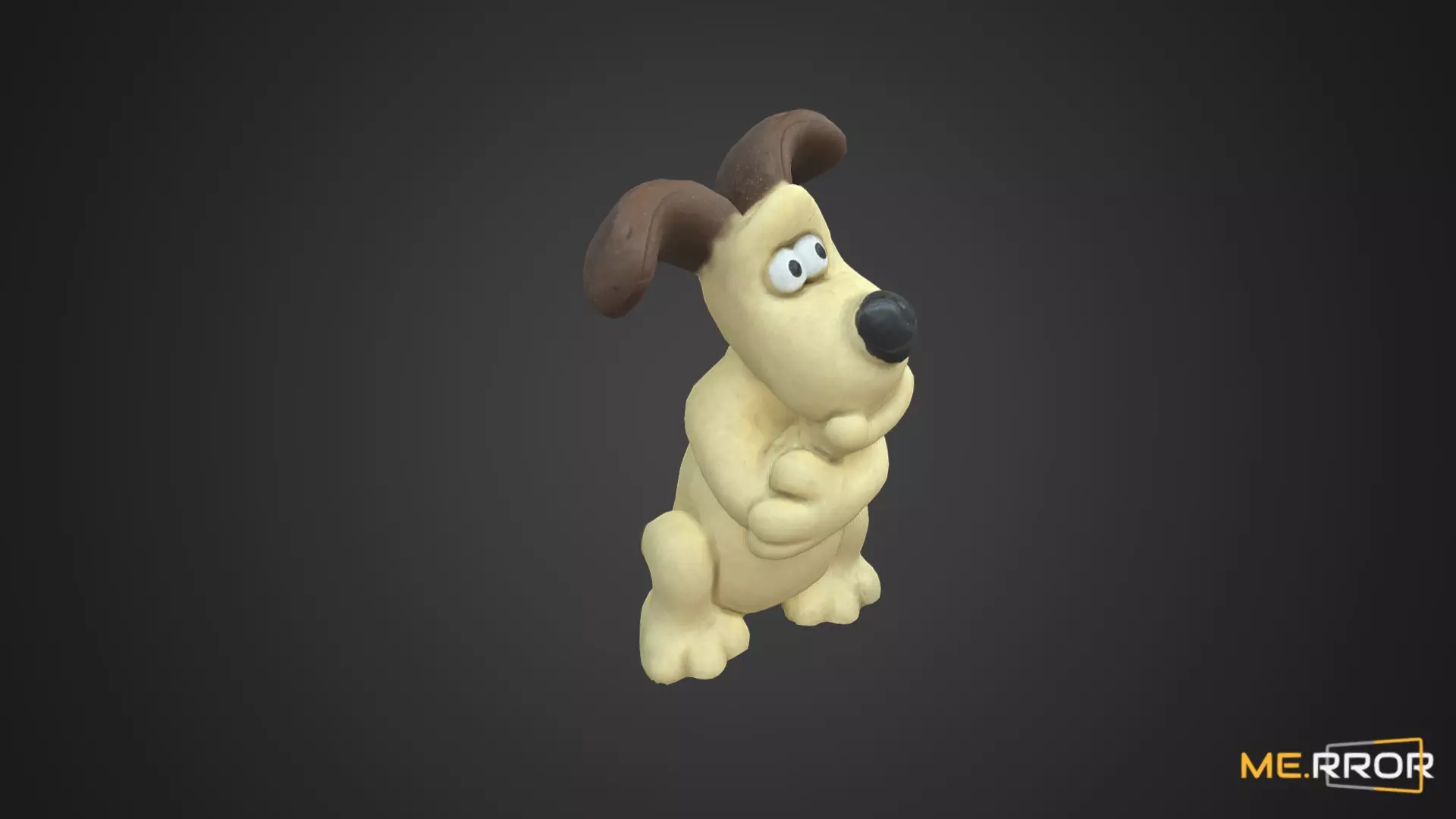 Game Ready Grommit Figure Low-poly 3D model_0