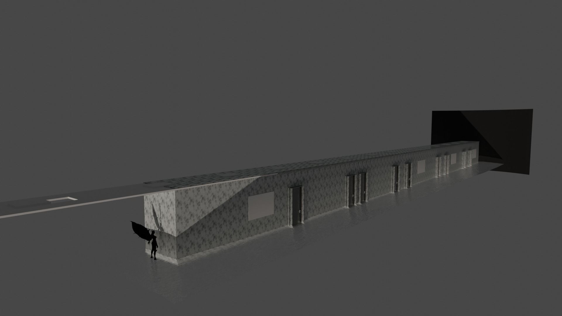 Haunted Corridor scnen 3D model_10