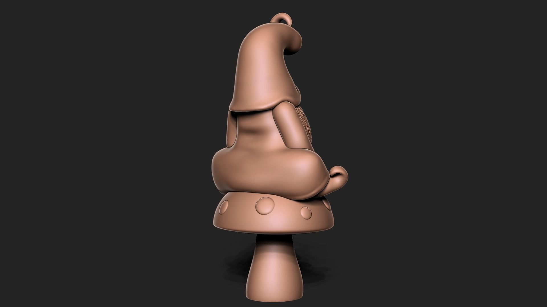 Garden Gnome 3D print model_5