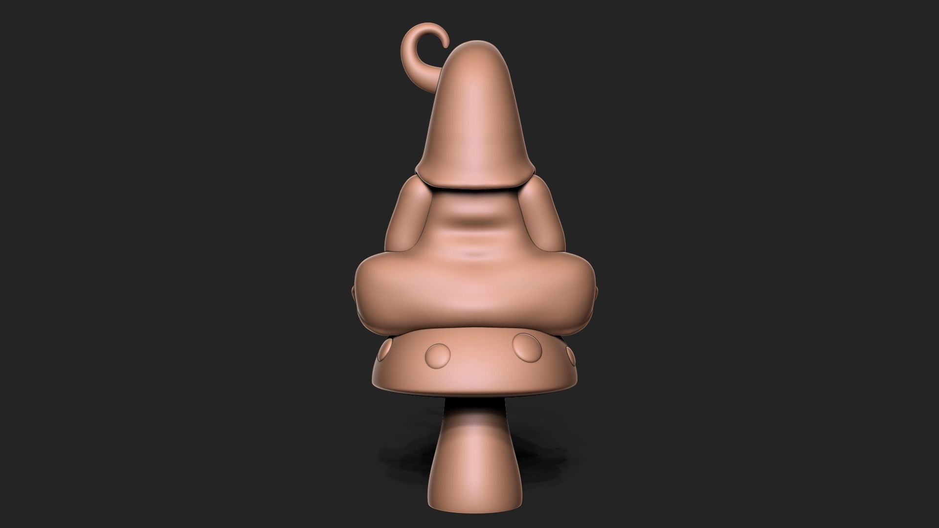Garden Gnome 3D print model_6