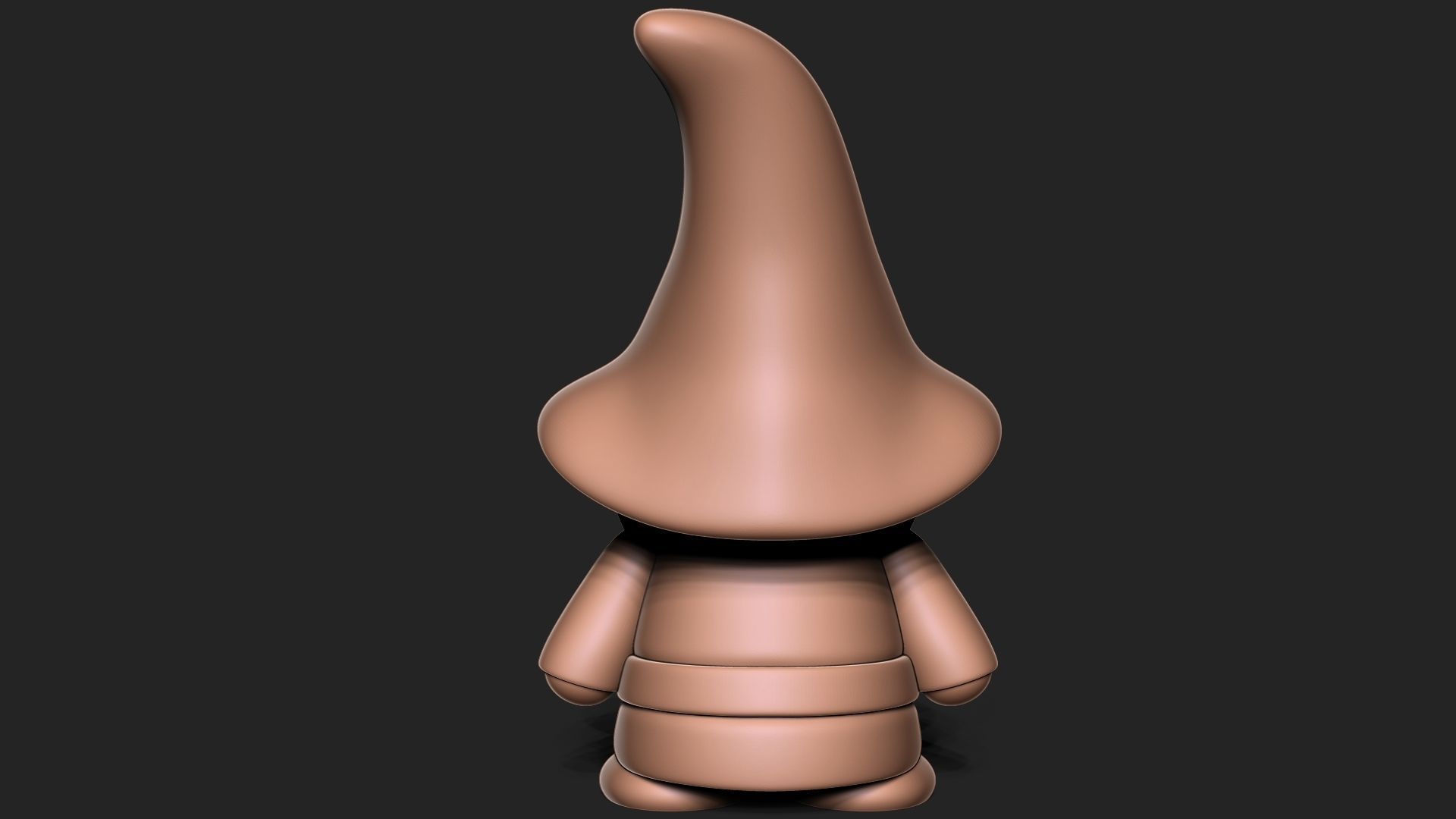Garden Gnome 3D print model_6