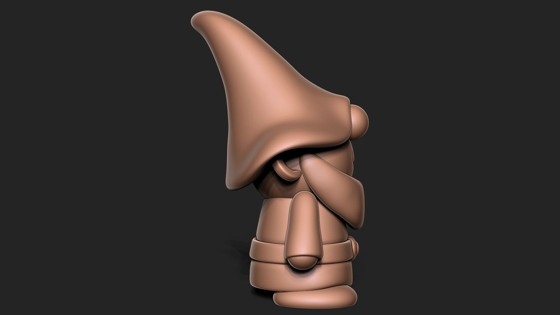 Garden Gnome 3D print model_8
