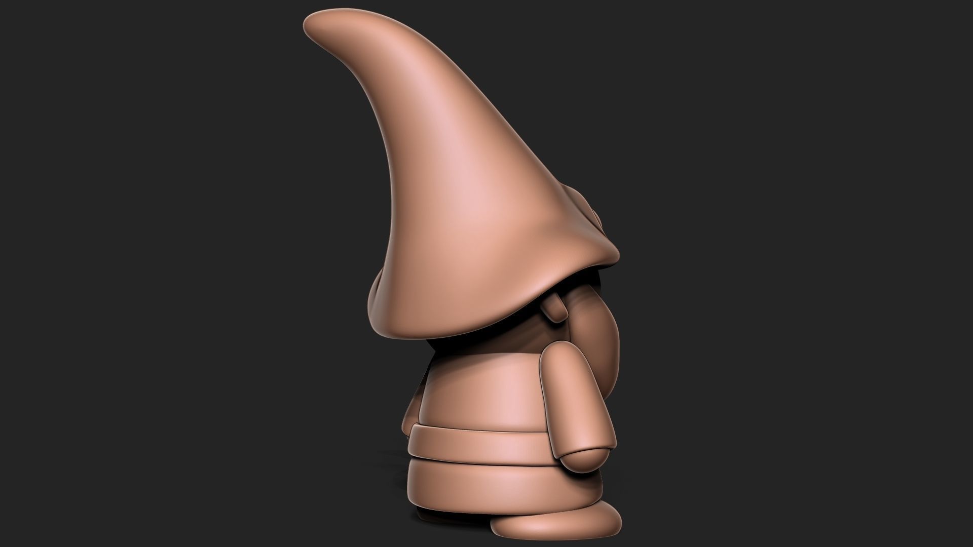 Garden Gnome 3D print model_7