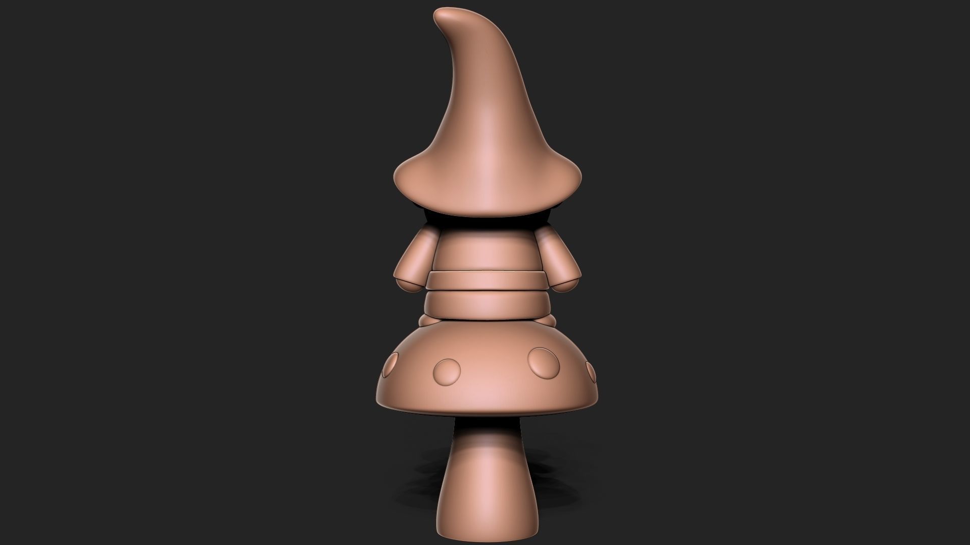 Garden Gnome 3D print model_5
