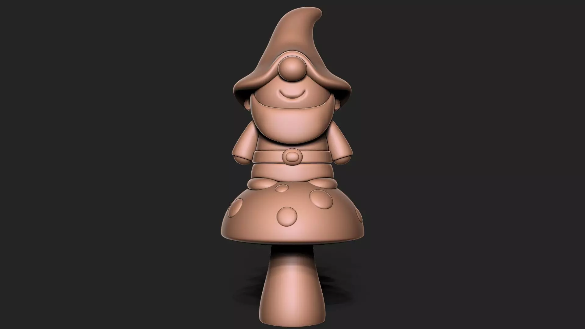 Garden Gnome 3D print model_0