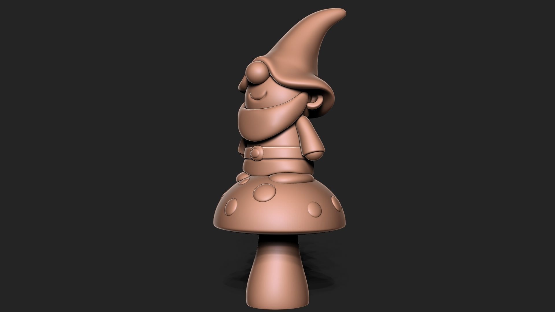 Garden Gnome 3D print model_8