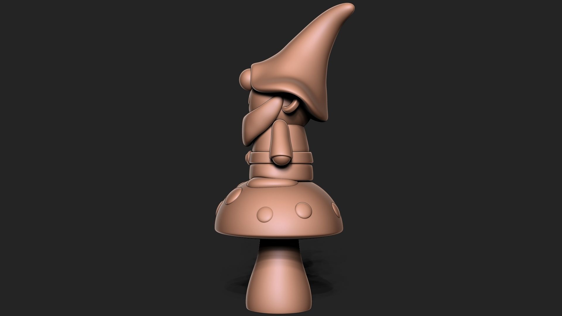 Garden Gnome 3D print model_7
