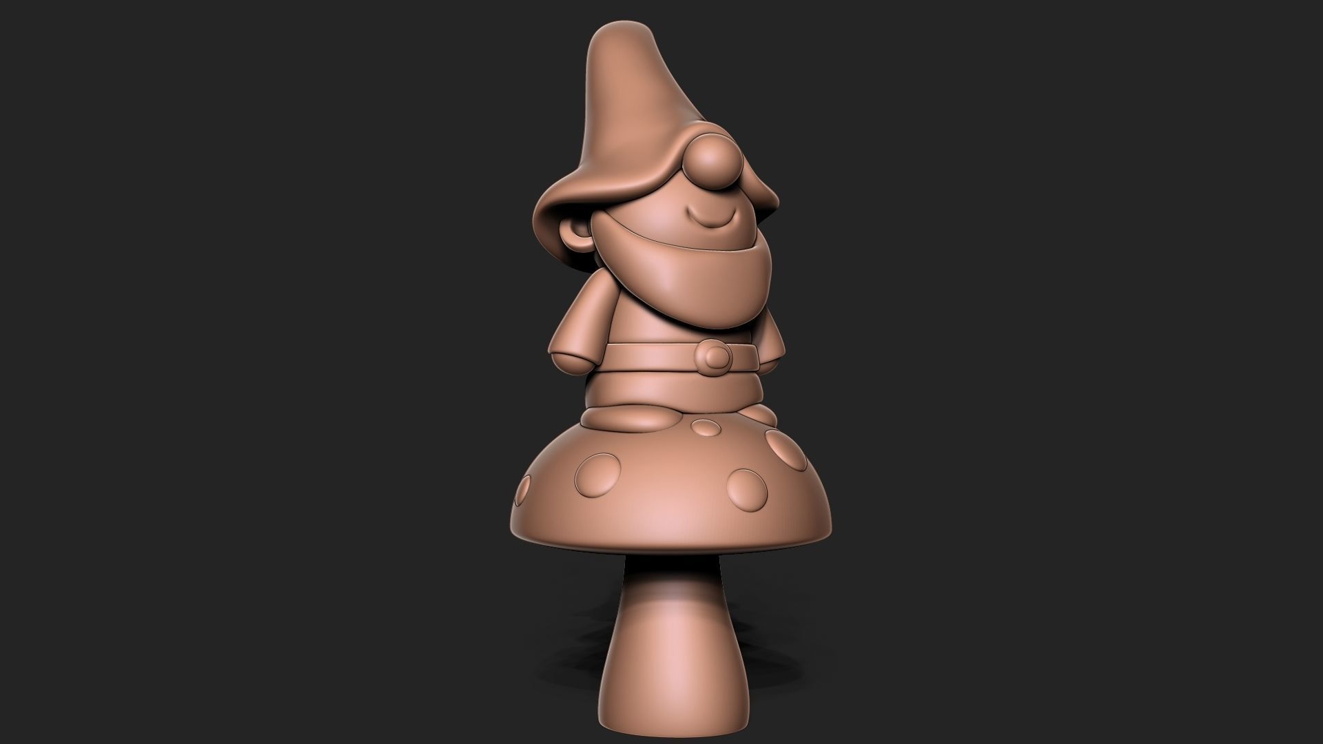 Garden Gnome 3D print model_1