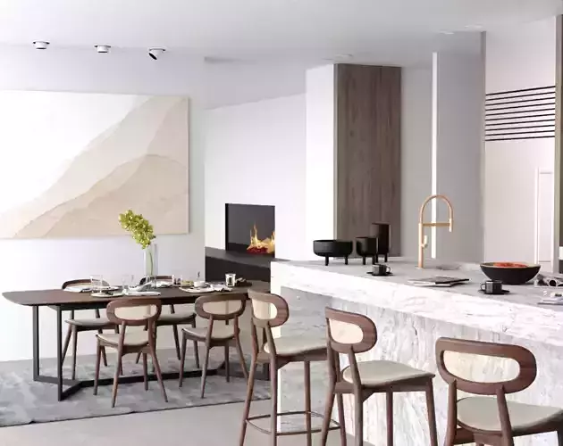 Dining set 02 3D model
