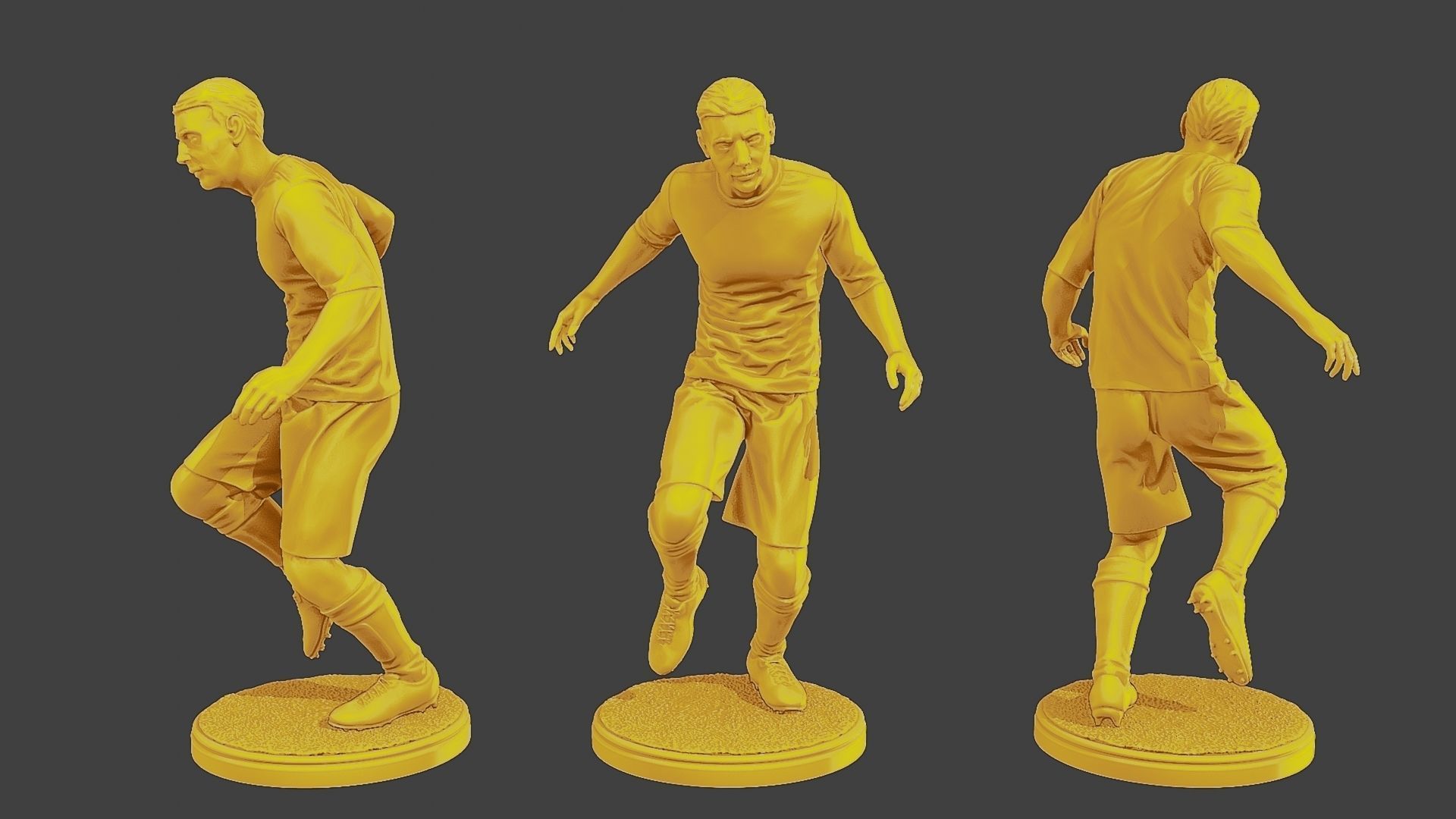 Soccer Players SP Pack1 3D Model Collection_6