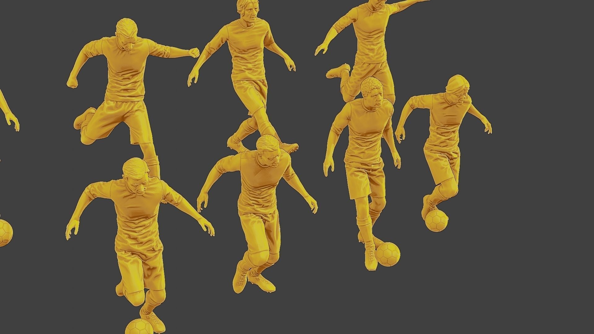 Soccer Players SP Pack1 3D Model Collection_20