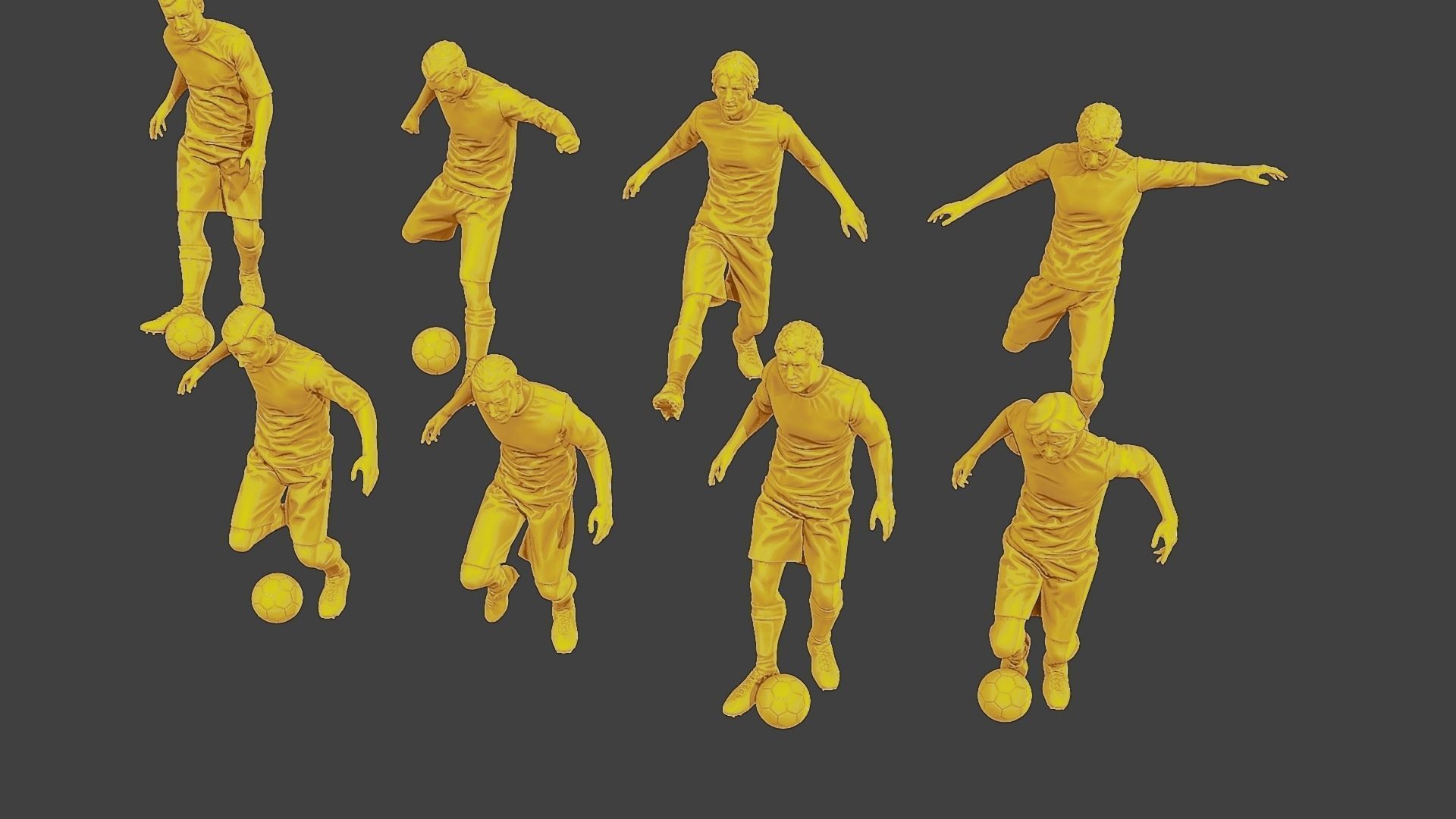 Soccer Players SP Pack1 3D Model Collection_15