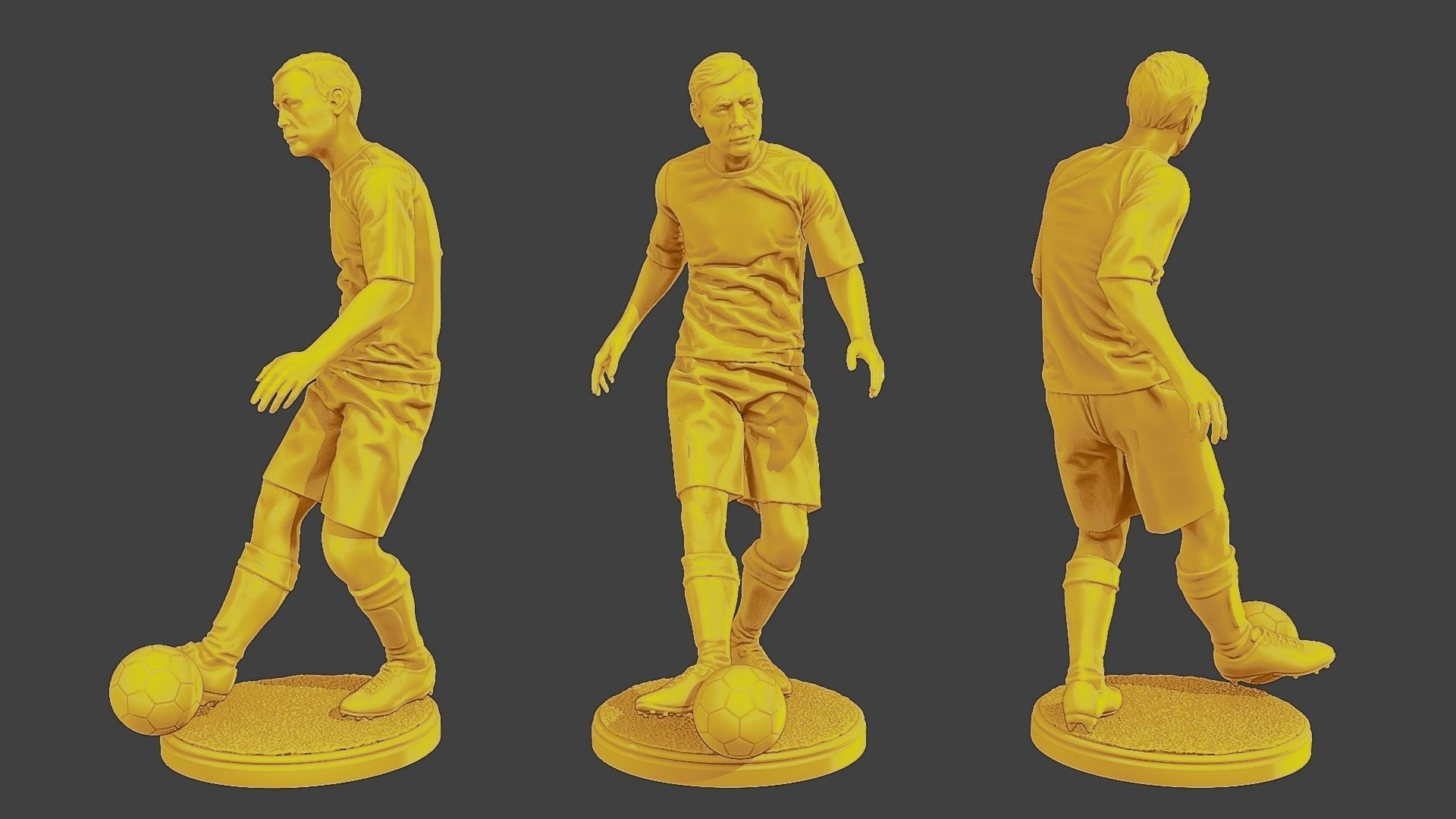 Soccer Players SP Pack1 3D Model Collection_7