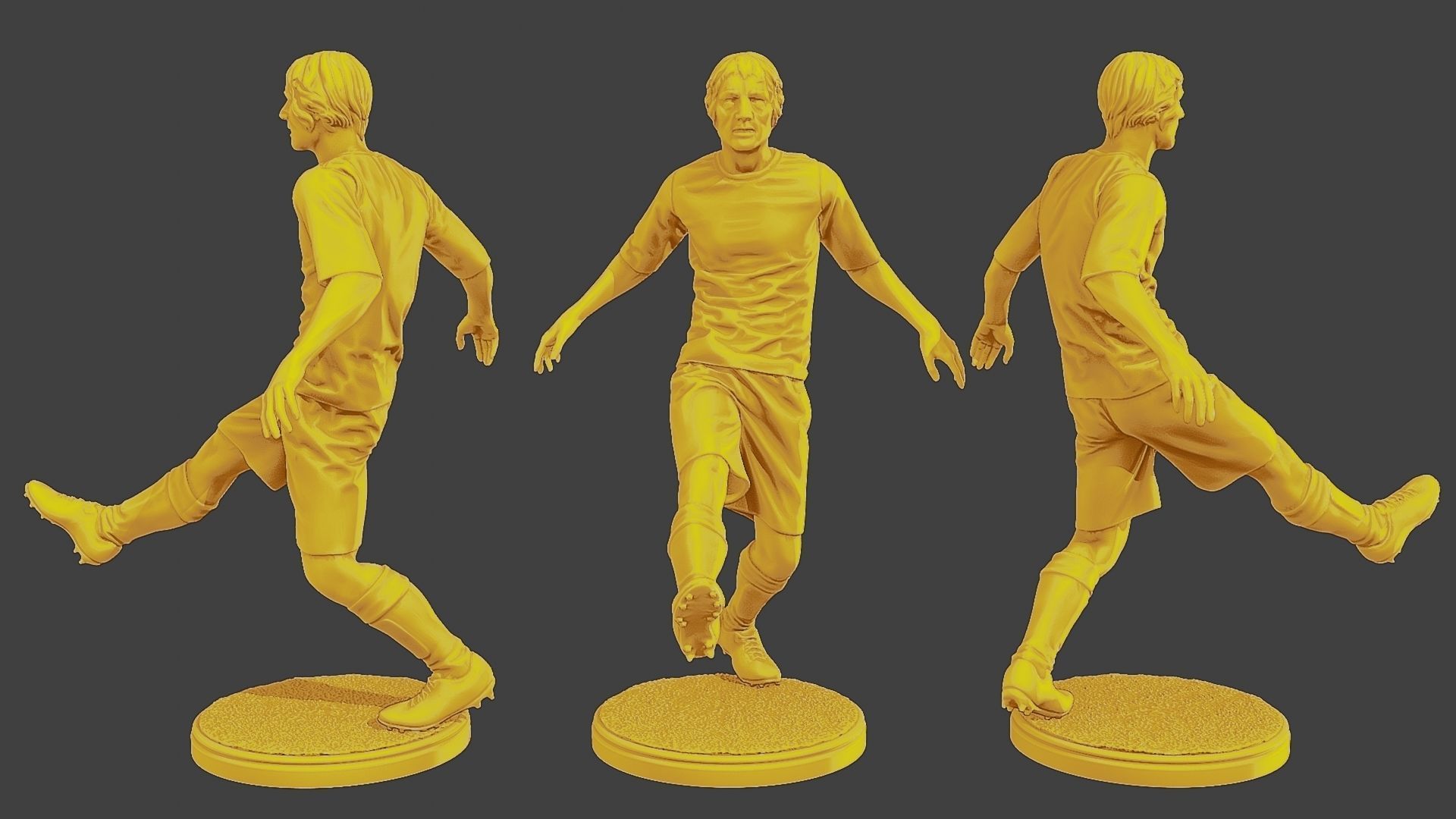 Soccer Players SP Pack1 3D Model Collection_8