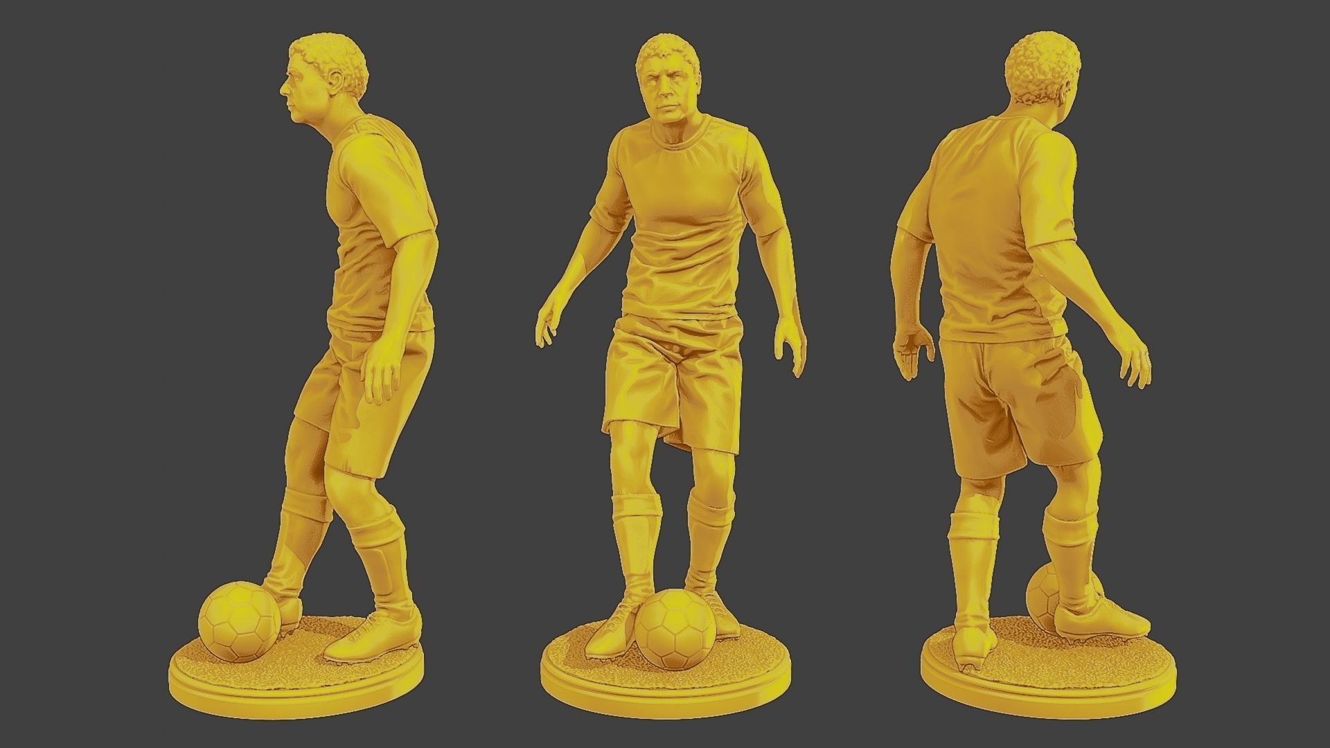 Soccer Players SP Pack1 3D Model Collection_2