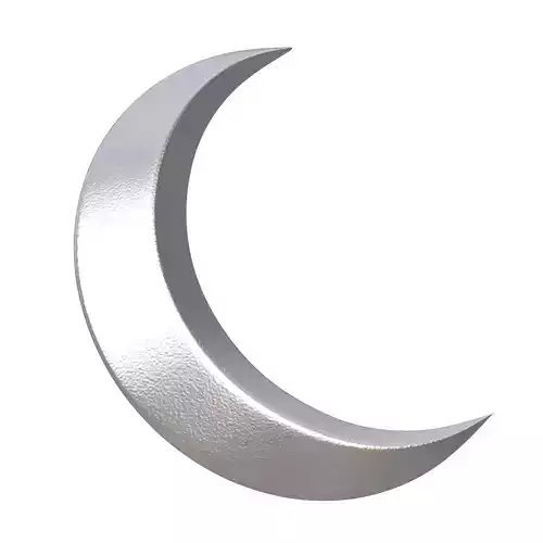 Crescent moon Silver
