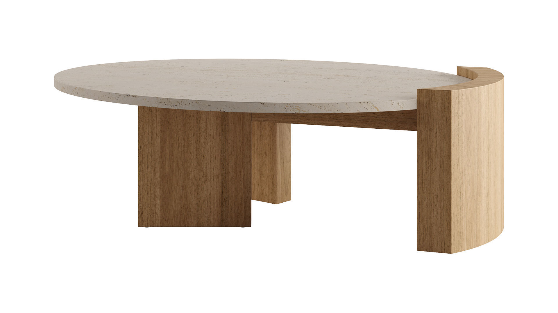 JIA OVAL Coffee Table by Atelier De Troupe 3D model_7