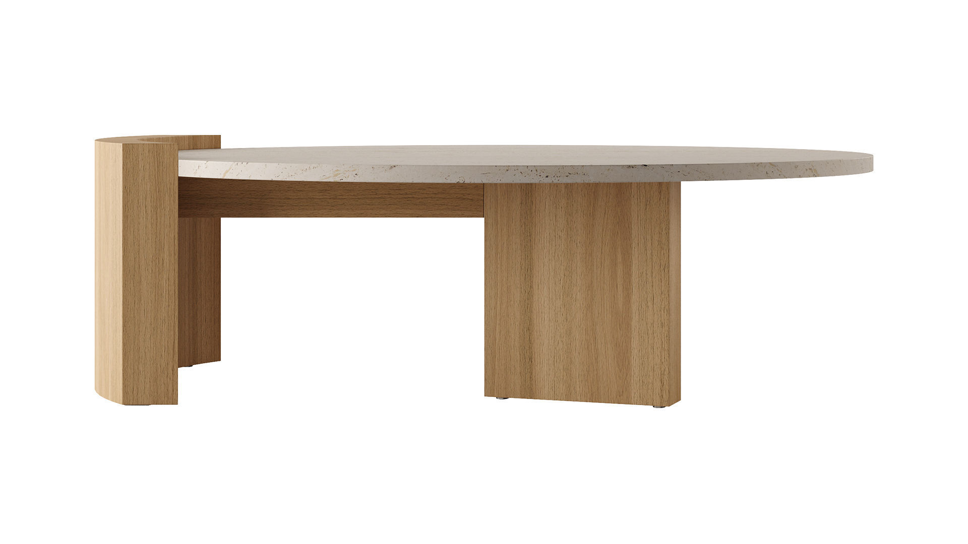 JIA OVAL Coffee Table by Atelier De Troupe 3D model_5