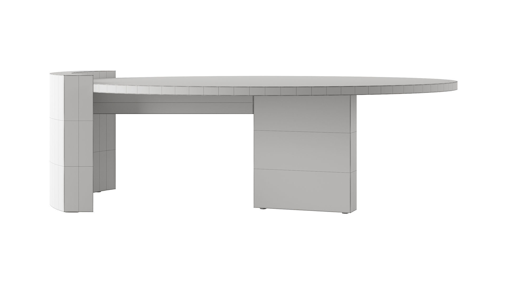 JIA OVAL Coffee Table by Atelier De Troupe 3D model_6