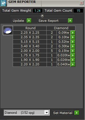 Colorful cross diamond ring 3466 3D print model 3D print model_8