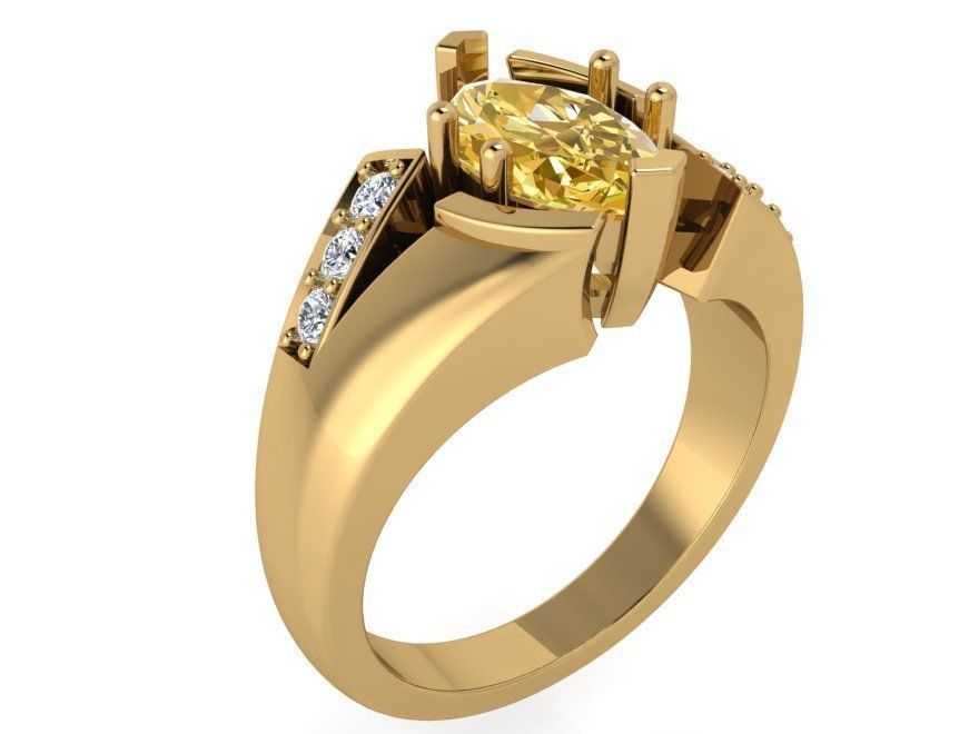 Yellow stone 3467 3D print model 3D print model_1