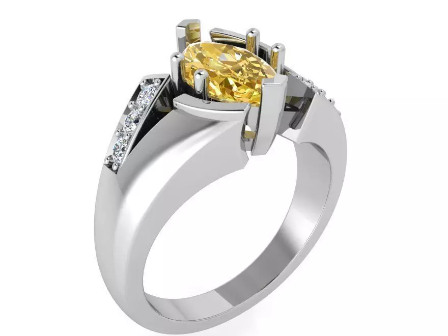 Yellow stone 3467 3D print model 3D print model_0