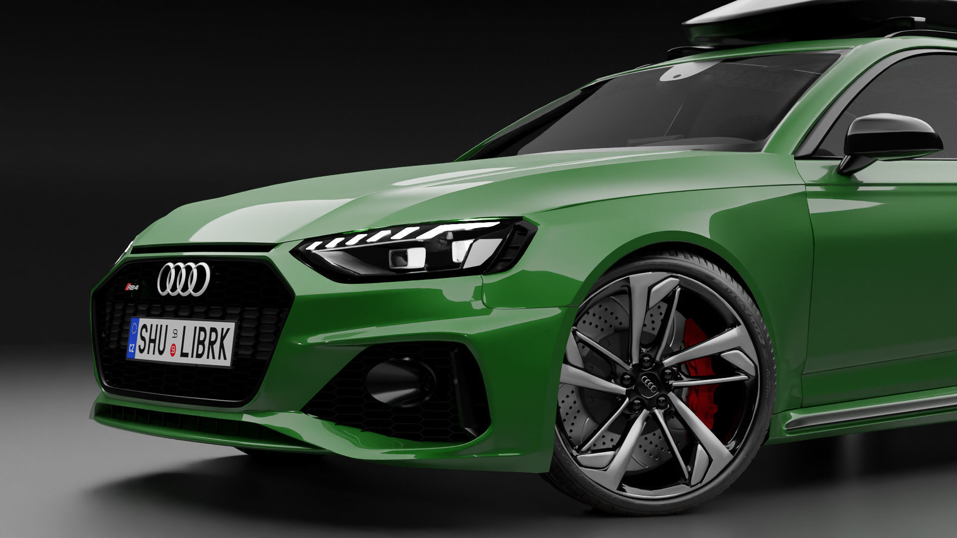 High detail Audi RS4 2022 B9 5 High poly 3D model 3D model_18