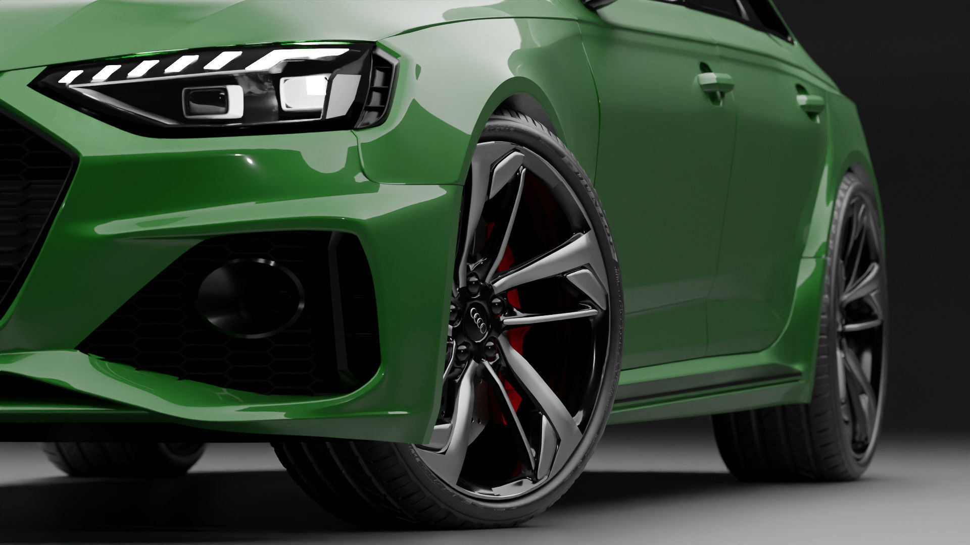 High detail Audi RS4 2022 B9 5 High poly 3D model 3D model_20