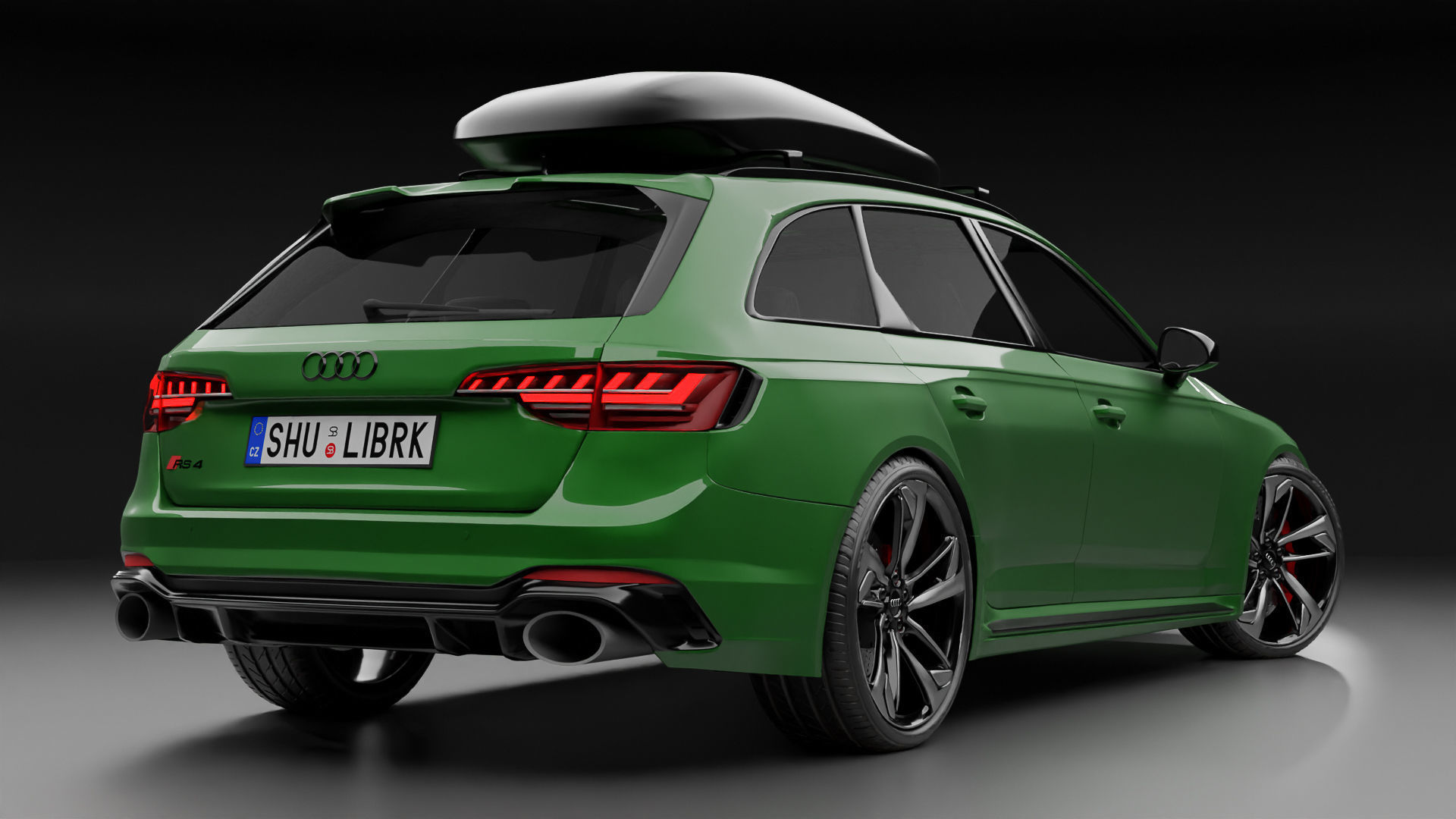 High detail Audi RS4 2022 B9 5 High poly 3D model 3D model_11