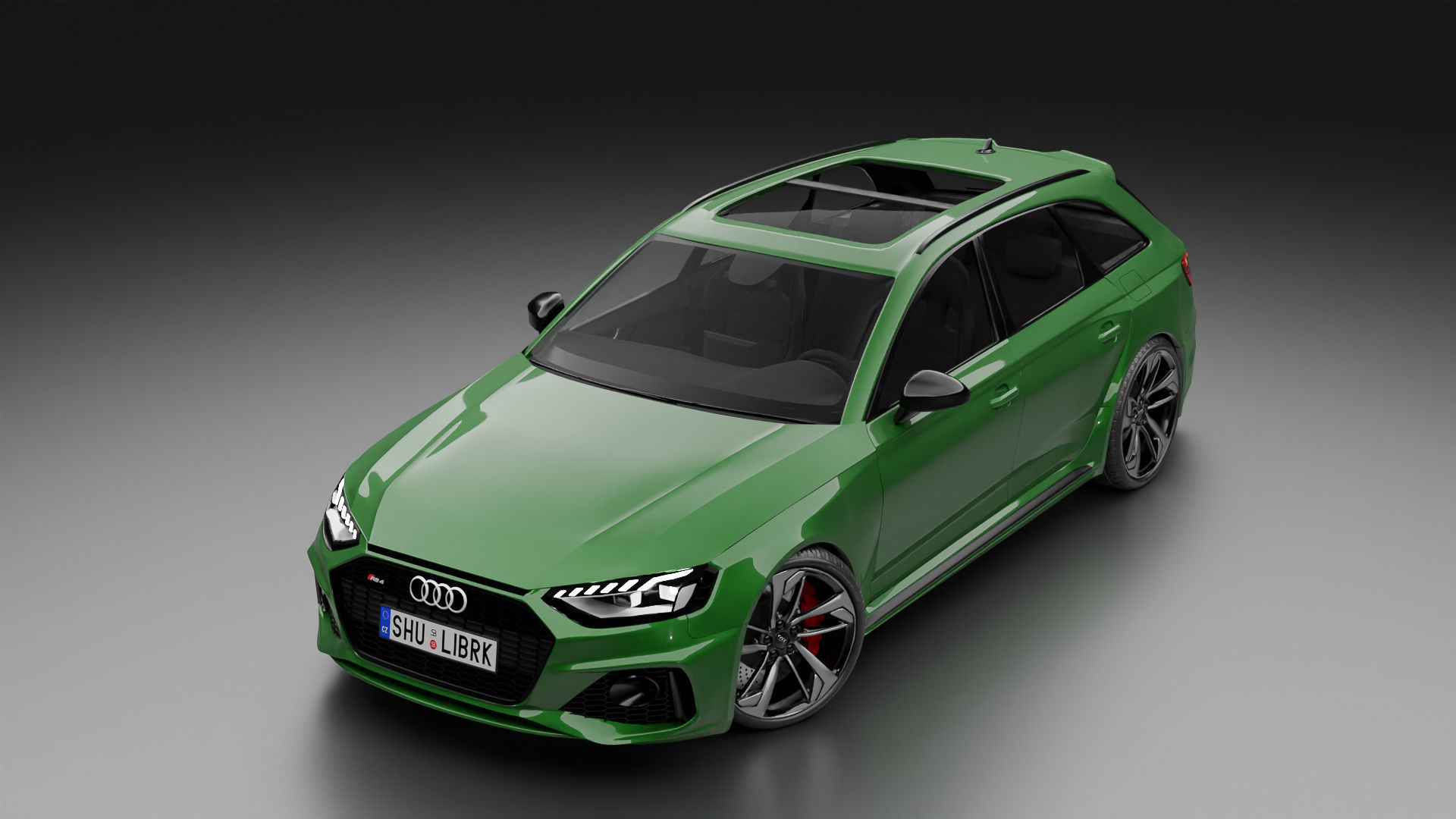 High detail Audi RS4 2022 B9 5 High poly 3D model 3D model_9