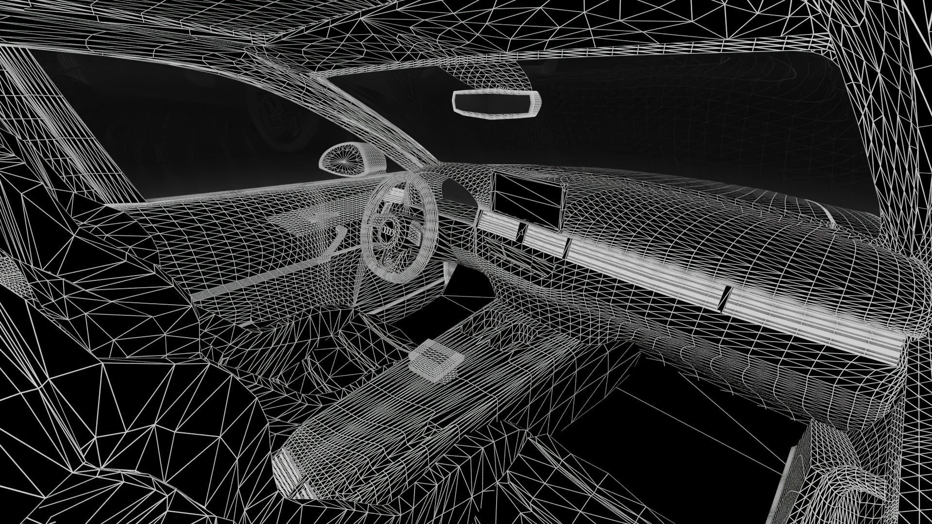 High detail Audi RS4 2022 B9 5 High poly 3D model 3D model_39