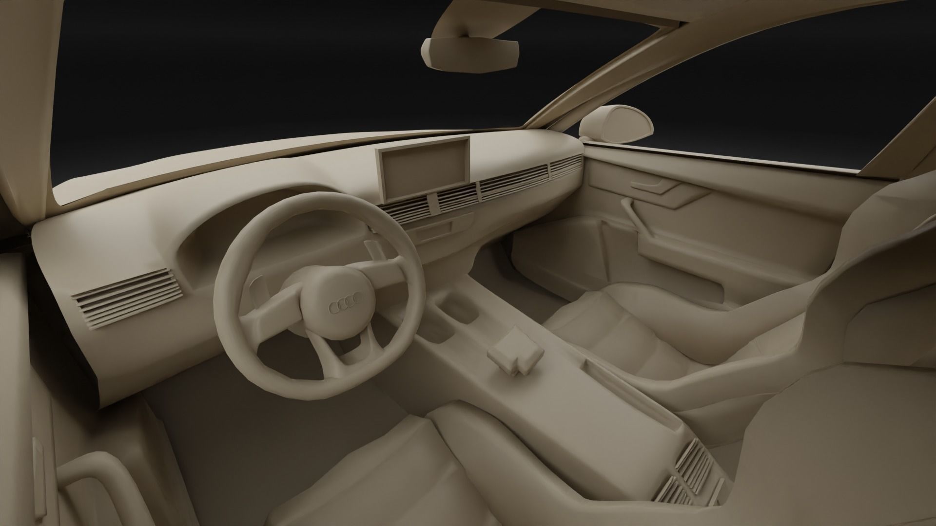 High detail Audi RS4 2022 B9 5 High poly 3D model 3D model_28