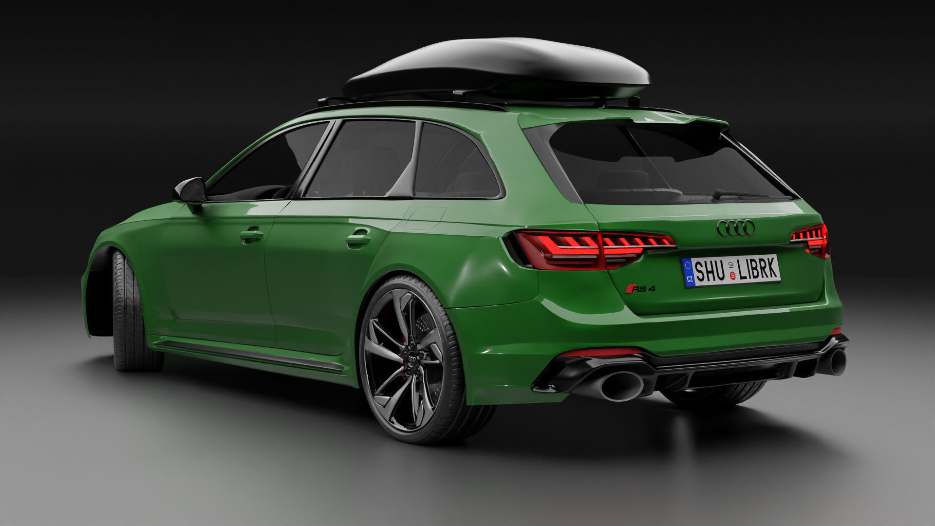 High detail Audi RS4 2022 B9 5 High poly 3D model 3D model_10