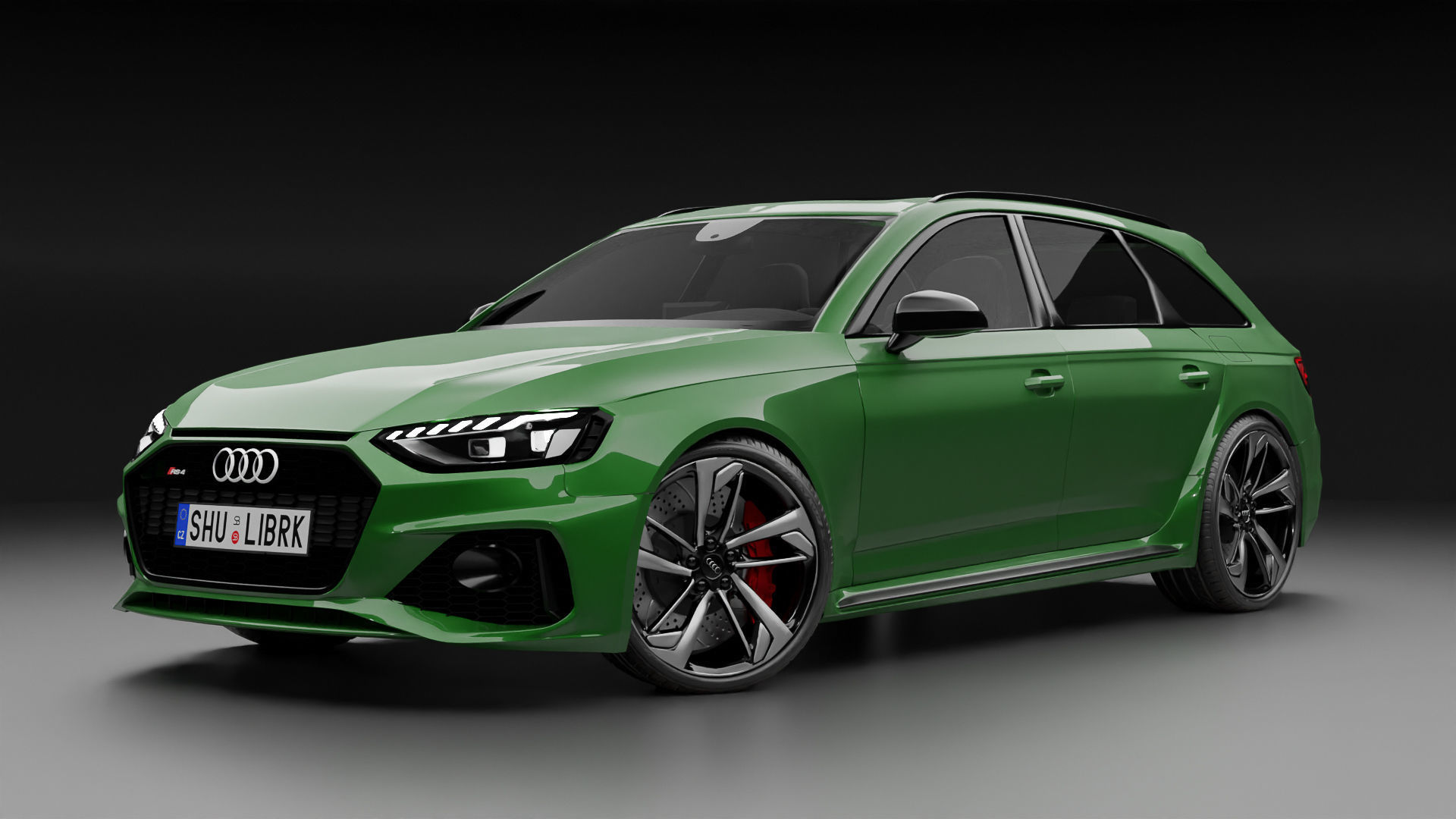 High detail Audi RS4 2022 B9 5 High poly 3D model 3D model_3
