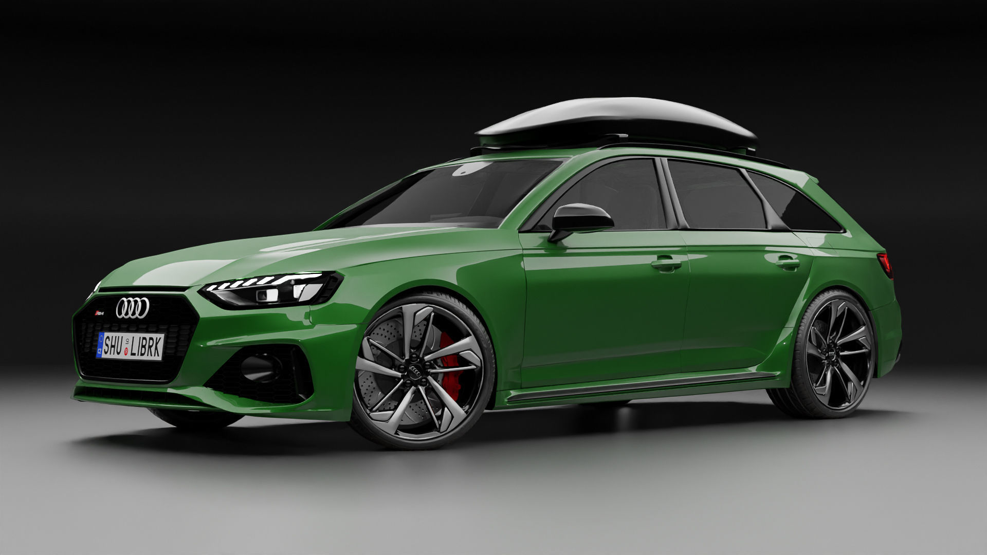 High detail Audi RS4 2022 B9 5 High poly 3D model 3D model_4