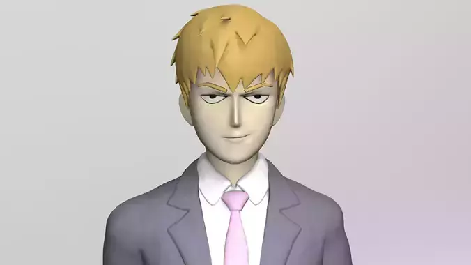 Mob psycho 100 Reigen Arataka 3D print model