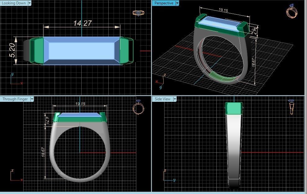 Ring 3D Print 3D print model 3D print model 3D print model go... 3D print model_3