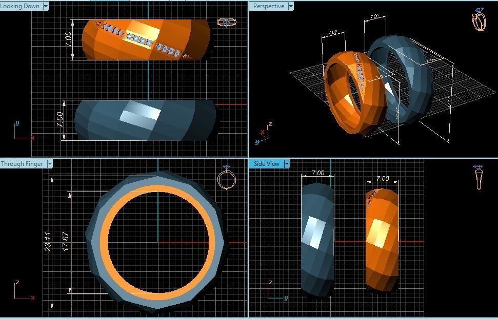 Ring 3D Print 3D print model 3D print model 3D print model tw... 3D print model_4